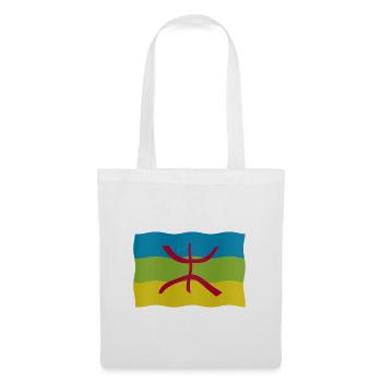 Drapeau amazigh - Sac en tissu - blanc - Devant