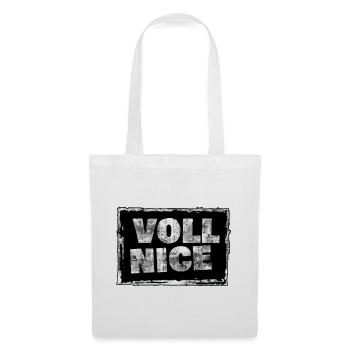 Full Nice Grunge Shirt Print - Tote Bag - white - Front