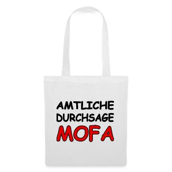 Mofa - Stoffbeutel - Weiß - Vorne