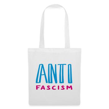 Antifascism  - Stoffbeutel - Weiß - Vorne