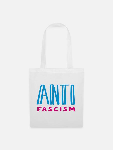 Antifascism - Stoffbeutel - Weiß