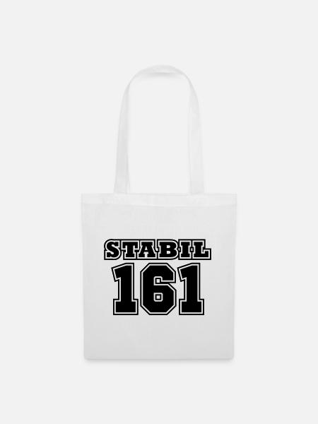 STABIL 161 - FOOTBALL - Stoffbeutel - Weiß