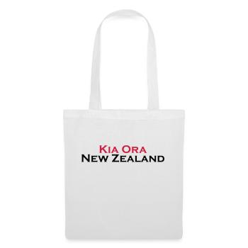 Kia Ora New Zealand - Stoffbeutel - Weiß - Vorne