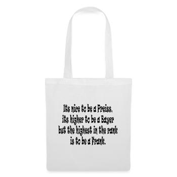 Its nice to be a Preiss ... - Tote Bag - white - Front