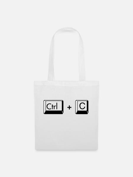 Copier coller cadeau drôle pour les Gémeaux - Sac en tissu - blanc