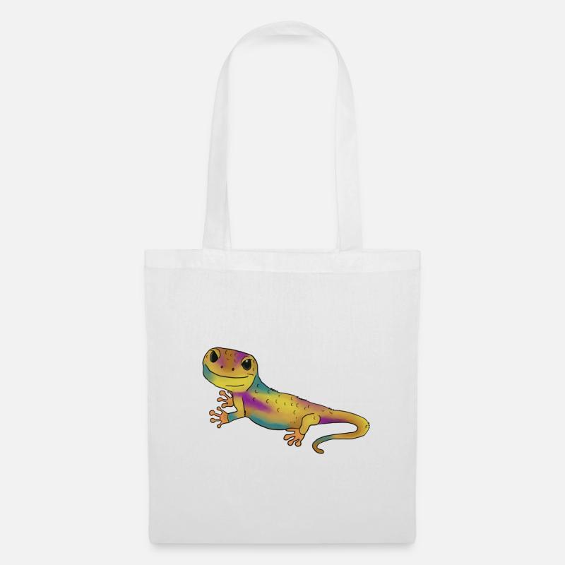 Geko - Stoffbeutel - Weiß