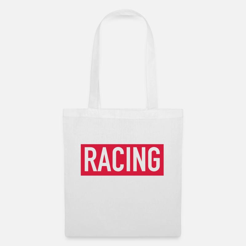 Racing - Stoffbeutel - Weiß