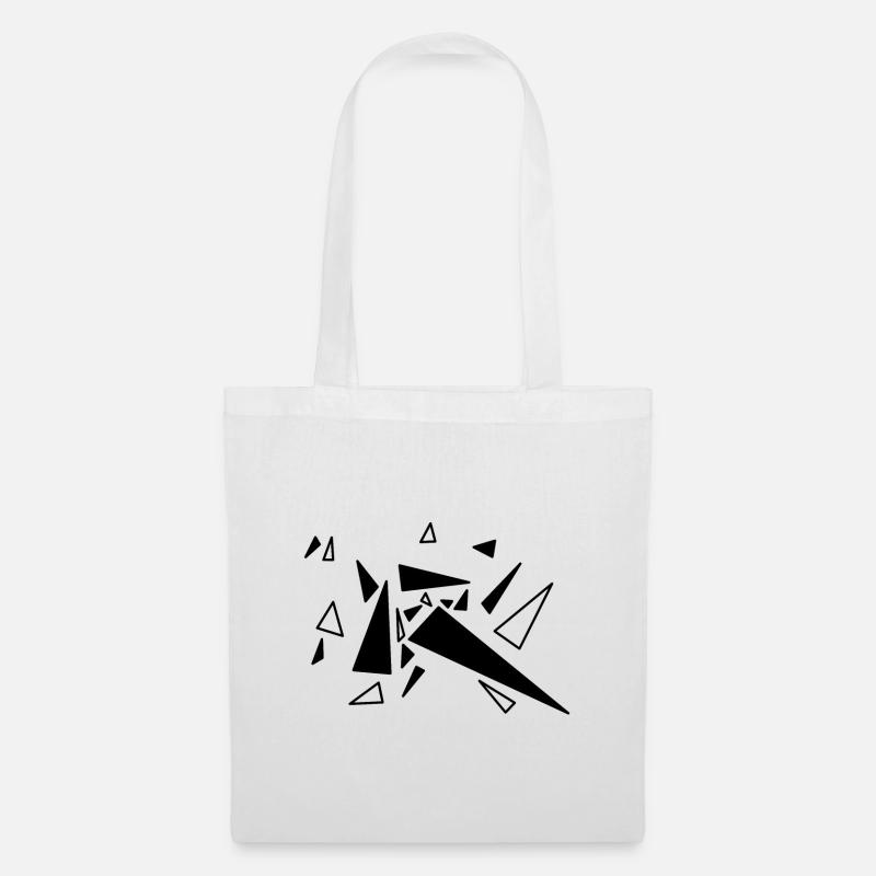 triangle - Sac en tissu - blanc