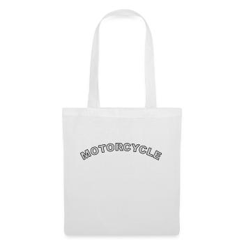 motorcycle - Stoffbeutel - Weiß - Vorne