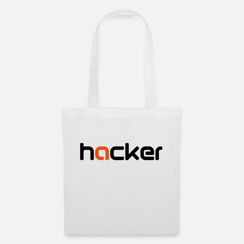 Hacker - Sac en tissu - blanc