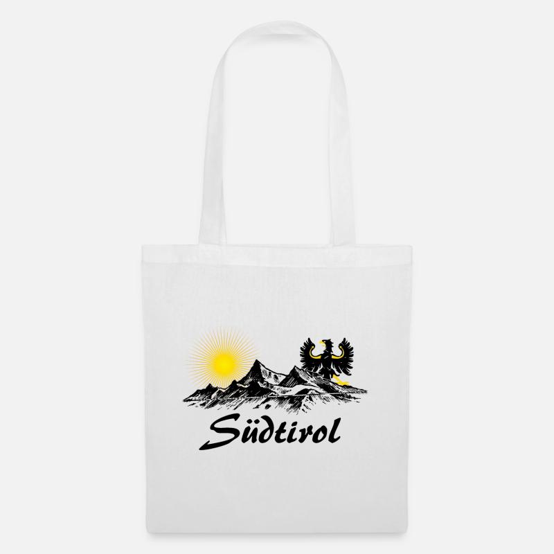 Südtirol Design - Stoffbeutel - Weiß