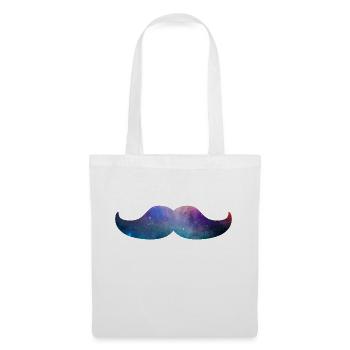 Moustache Galaxie Space - Stoffbeutel - Weiß - Vorne