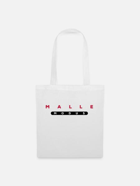 malle modus - Stoffbeutel - Weiß