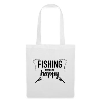 pêche - Sac en tissu - blanc - Devant