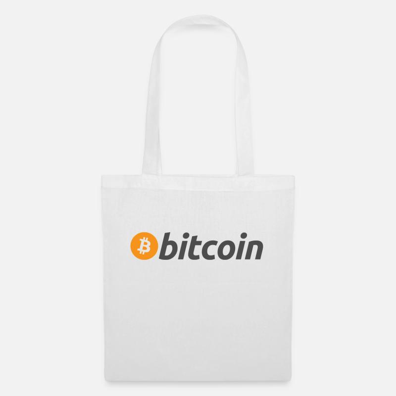 Bitcoin - Stoffbeutel - Weiß