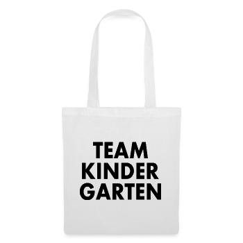 Team kindergarten - Stoffbeutel - Weiß - Vorne