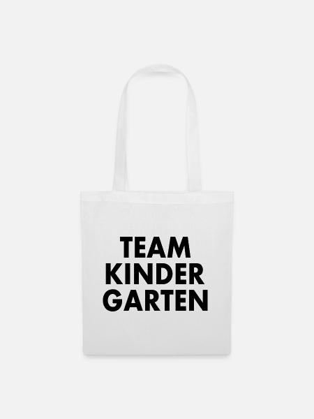 Team kindergarten - Stoffbeutel - Weiß