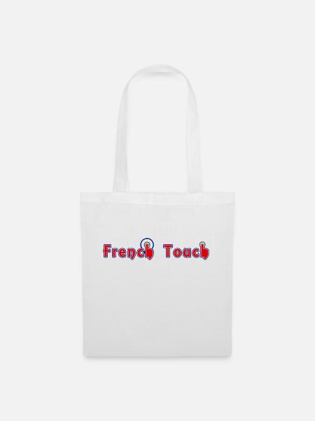 French Touch-Klicks - Stoffbeutel - Weiß