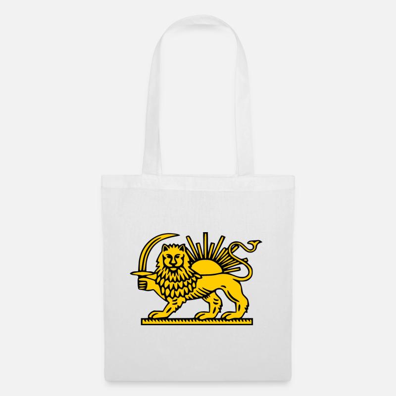 Iran lion - Tote Bag - white