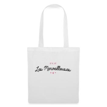 T-shirt EVJF "Les Merveilleuses" - Sac en tissu - blanc - Devant