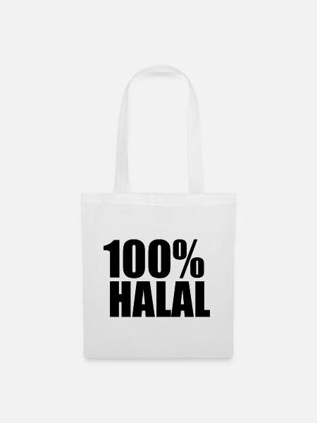 Halal - Stoffbeutel - Weiß