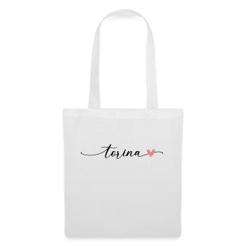 Torina Name Calligraphy Font - Tote Bag - white - Front