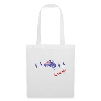 Australien - Australia - Stoffbeutel - Weiß - Vorne