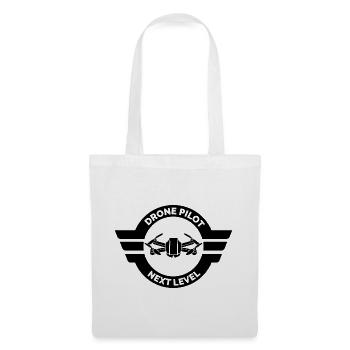 drone pilot racing Drohnenpilot Symbol Fliegerei - Stoffbeutel - Weiß - Vorne