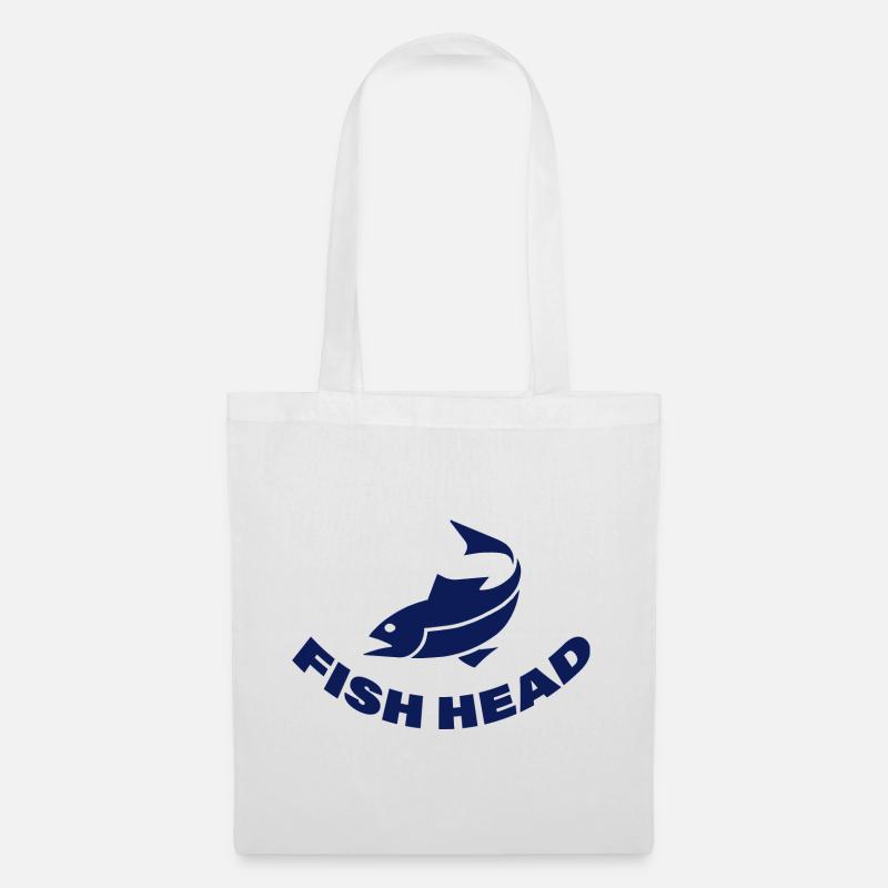FISH HEAD - Stoffbeutel - Weiß