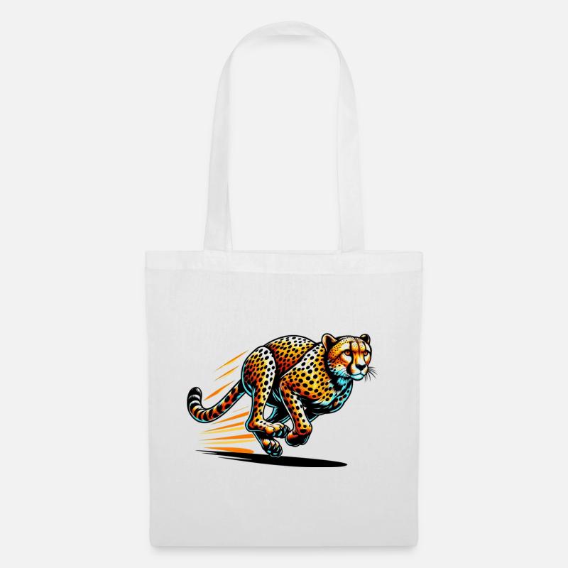 Gepard - Stoffbeutel - Weiß
