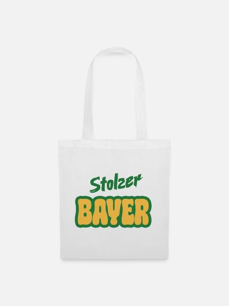 Stolzer Bayer - Stoffbeutel - Weiß