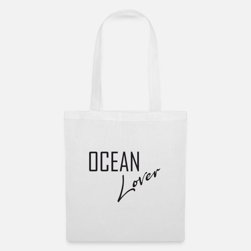 Ocean Lover - Stoffbeutel - Weiß