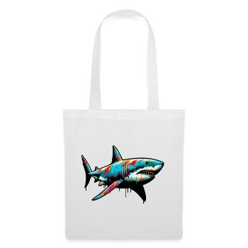 Shark - Tote Bag - white - Front