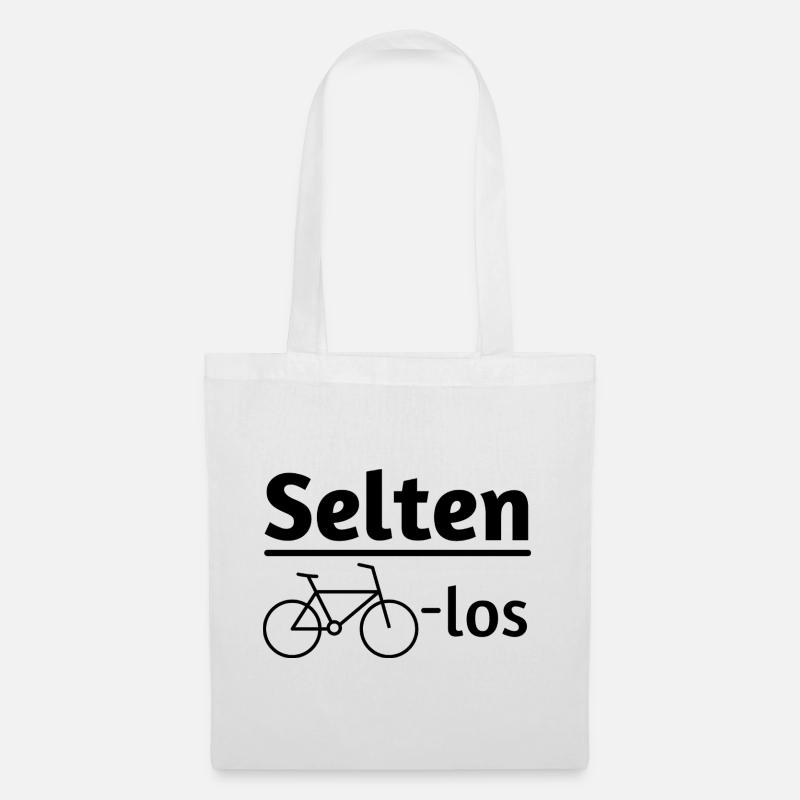 Selten Rad-los - Stoffbeutel - Weiß