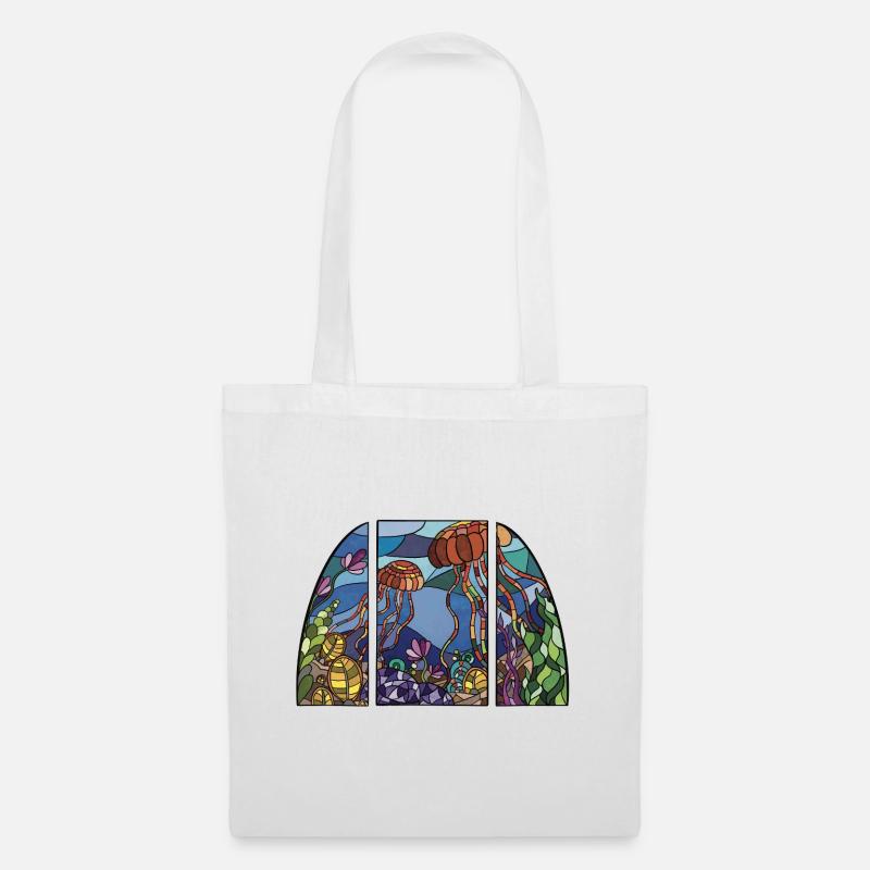 Jellyfish_Window_2 - Tote Bag - white