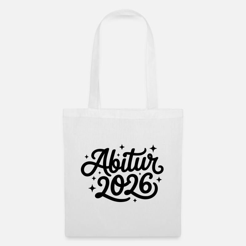 Abitur 2026 Abi Abiturient Abiturientin - Stoffbeutel - Weiß