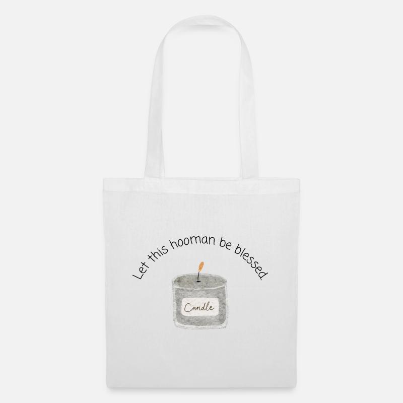 Let This Hooman Be Bl*ssed - Tote Bag - white