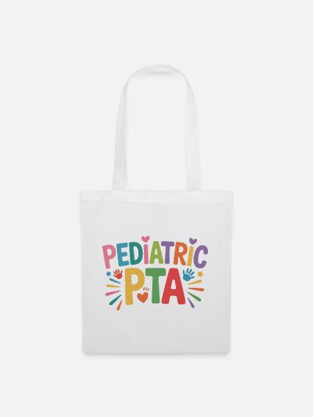 Pediatric PTA Logo - Kids Edition - Stoffbeutel - Weiß