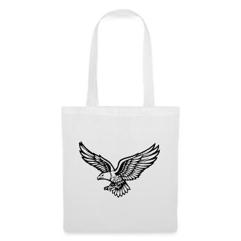 aigle - Sac en tissu - blanc - Devant