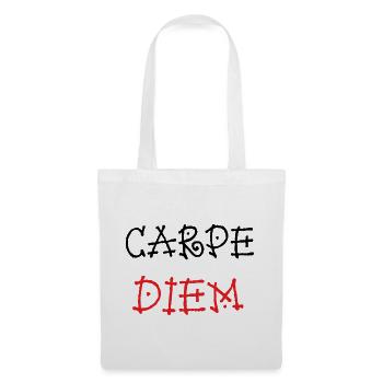 Carpe Diem - Epicurean - Tote Bag - white - Front
