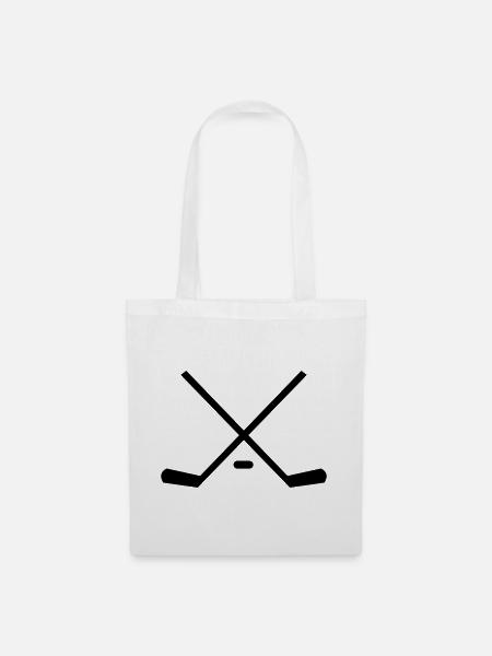 hockey - Stoffbeutel - Weiß