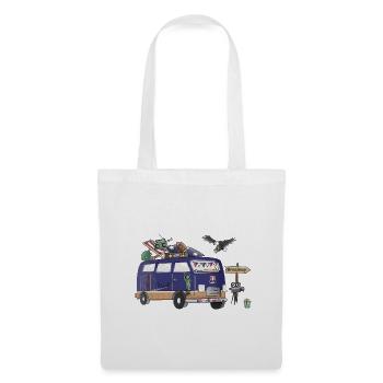 USA Camper Motif Vanlife Camping Vacation - Tote Bag - white - Front