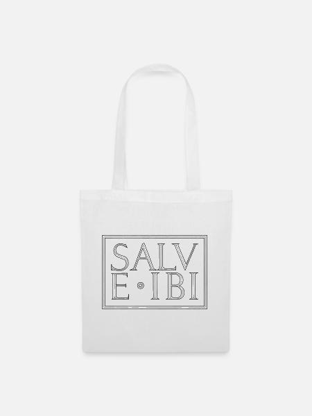 Salve Ibi (Hallo Da!) - Stoffbeutel - Weiß