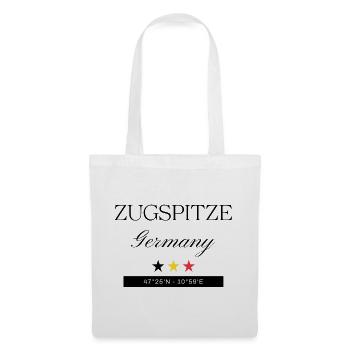 Zugspitze Deutschland Souvenir – Reise - Stoffbeutel - Weiß - Vorne
