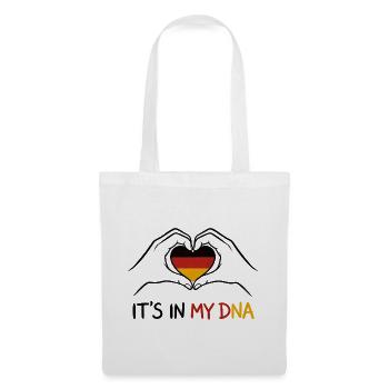 Es liegt in meiner DNA Deutschland - Stoffbeutel - Weiß - Vorne