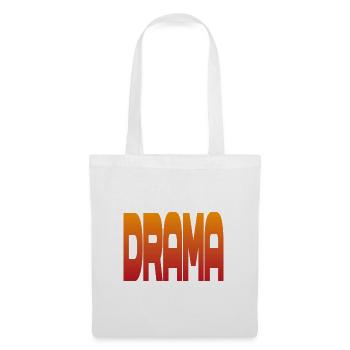 Drama Gradient Schrift - Stoffbeutel - Weiß - Vorne