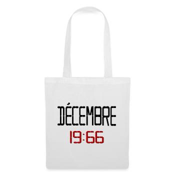 60-jähriges Jubiläum Dezember 1966 - Stoffbeutel - Weiß - Vorne