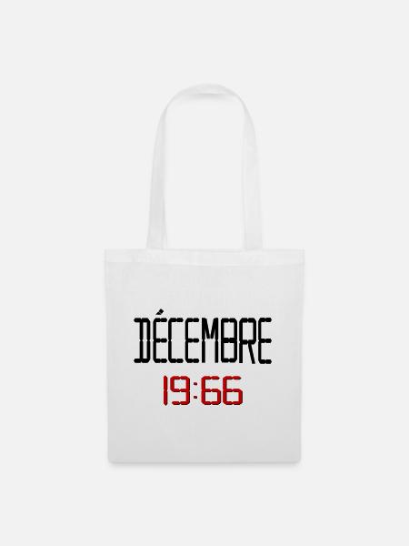 60-jähriges Jubiläum Dezember 1966 - Stoffbeutel - Weiß
