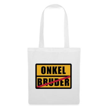 Bruder - Onkel - Stoffbeutel - Weiß - Vorne