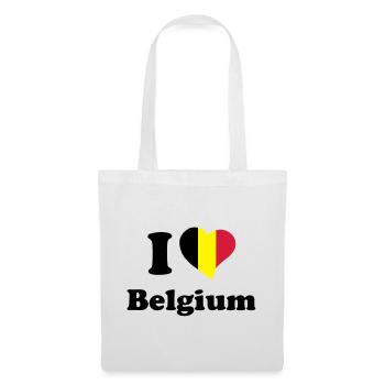 I love Belgium - Tote Bag - white - Front